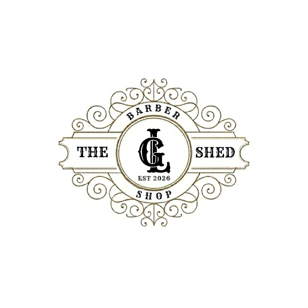 The Shed Barbershop logo